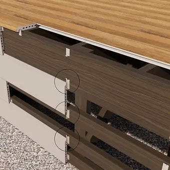 Double Fascia Clip and Fastener
