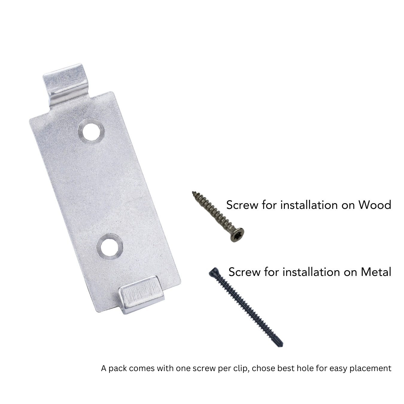 Double Fascia Clip and Fastener