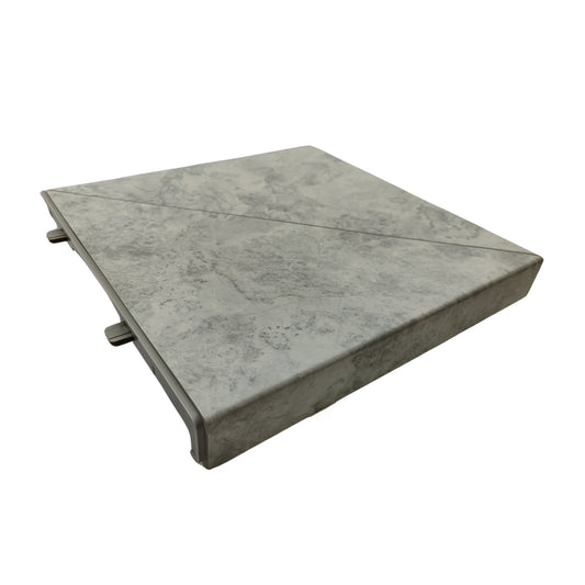 Rainier Corner Bullnose Blocks with flexible rubber gasket system for easy installation