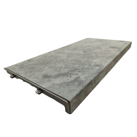 Rainier Edge Standard Bullnose Blocks with flexible rubber gasket system for easy flooring
